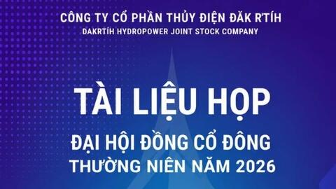 Tài liệu họp Đại hội đồng cổ đông thường niên năm 2026