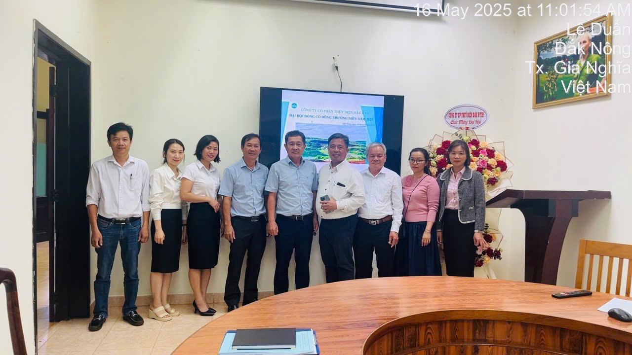 Đại hội đồng cổ đông năm 2025. Công ty Cổ phần thủy điện Đắk Kar